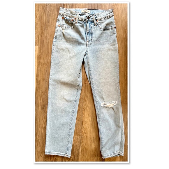 Madewell Mid-Rise Classic Straight Jeans - Picture 2 of 12